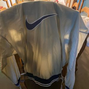 Nike grey and blue windbreaker